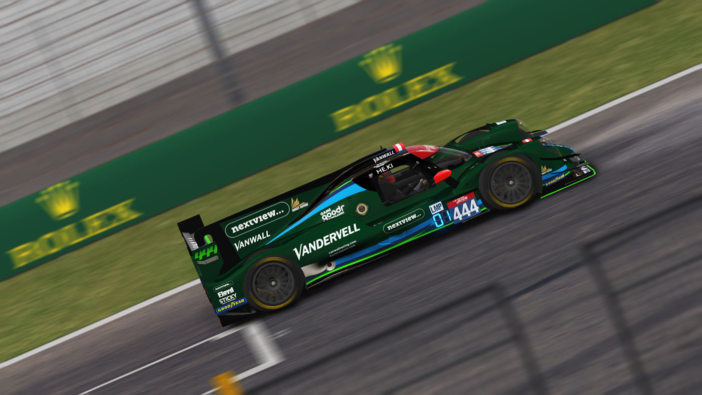 ByKolles-Burst Esport is back, now as Vanwall-Burst for the 2022/23 season of the Le Mans Virtual Series